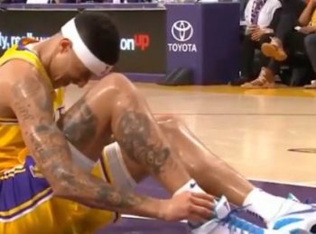 Kyle Kuzma sprain ankle upset LeBron James Lakers vs Clippers | 3/4/2019