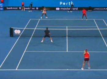 Roger Federer / Belinda Bencic v Frances Tiafoe / Serena Williams