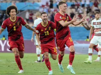 Belgium set up Italy quarter final after edging holders Portugal