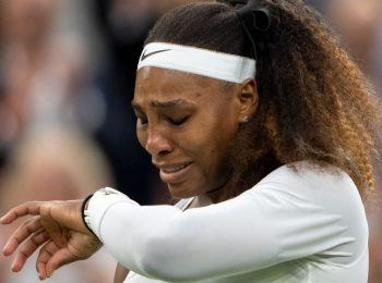 Tearful Serena Williams bows out of Wimbledon injured while in action