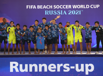 Russia beat Japan to Claim third beach soccer World Cup crown