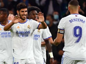 Asensio on a hat-trick as Real Madrid go top of La Liga