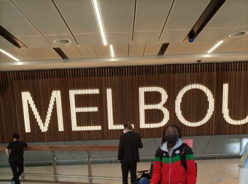 Angela Okutoyi: Kenyan teenager in Melbourne for Australian Open