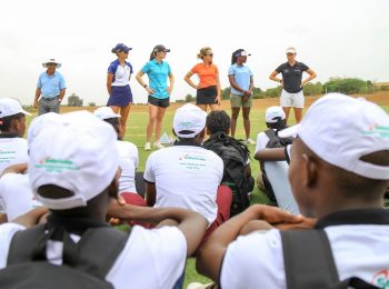 Junior golfers treated to golf clinic at Magical Kenya Ladies Open
