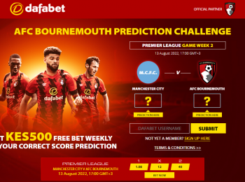 BOURNEMOUTH FACE OFF MANCHESTER CITY ON SATURDAY 13TH